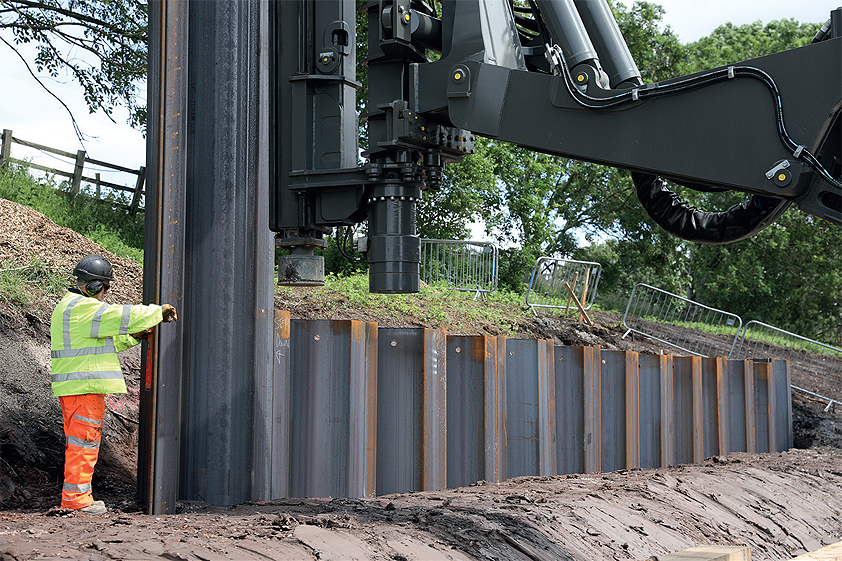 Emirates Steel 'Z' Section Sheet Pile Range Expanded Further - Sheet Piling  (UK) Ltd