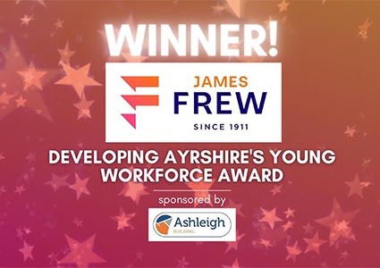 James Frew workforce award winners