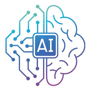 AI brain circuit board icon