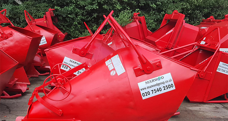 Crane Geared Cone Flow Skips