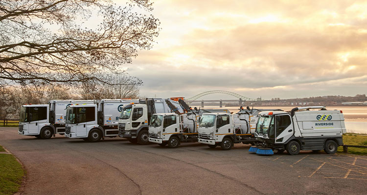 Fleet of NRG vehicles