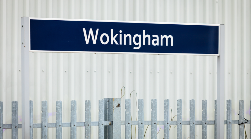 Wokingham train station sign to support Wokingham Leisure Centre article