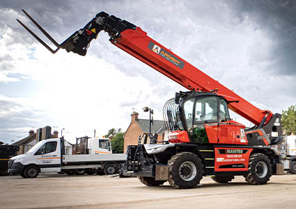 Rotos are outstanding alternatives to mobile cranes and they're a fraction of the cost as well