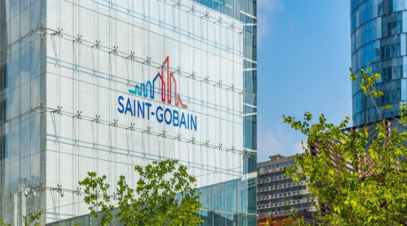 Saint-Gobain logo on building