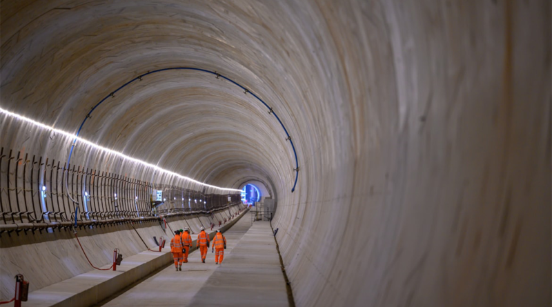 HS2 tunnel under construction