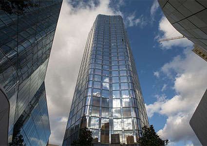 One Blackfriars, a prominent skyscraper located in London, UK.