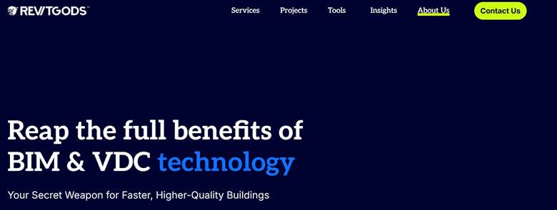 RevitGods BIM management webpage