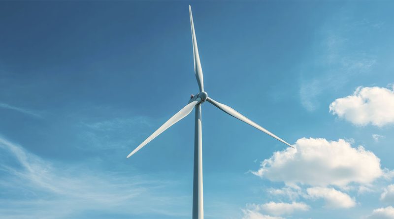 China’s Ming Yang to build £1.5 bn wind turbine factory in Scotland A view of offshore wind turbines near a Scottish coastal port, representing wind energy manufacturing
