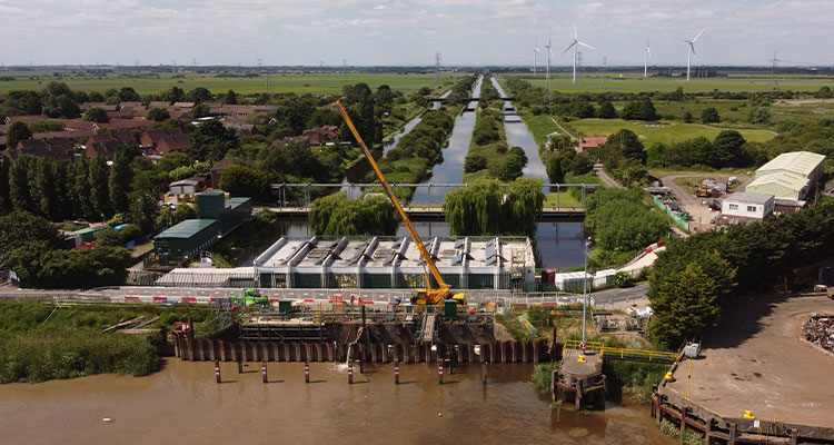 the modernization project of the Keadby Pumping Station