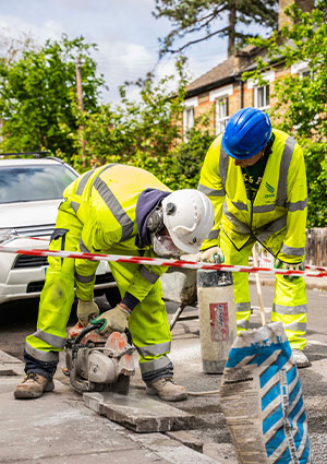 contractors performing highway maintenance work