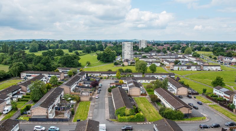 Location of Druids Heath regeneration project in Birmingham which will feature new residential housing and urban infrastructure.