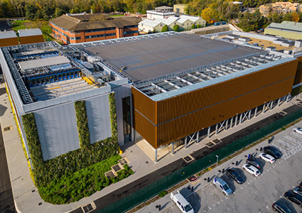 the Longcross Park data center campus located in Chertsey, Surrey, UK