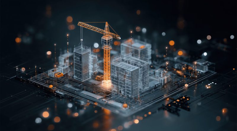 3D construction site digital image for construction training