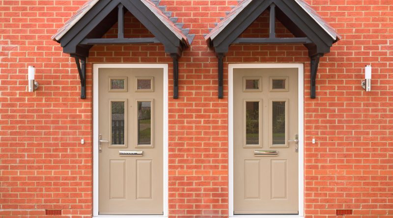 Social and affordable housing under construction in England