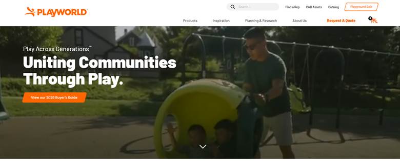 Playworld playground equipment website